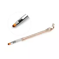 Кисть для геля Жар-птица закругленная №6 TNL