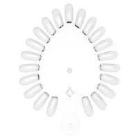 Палитра Сердце на 21 цвет (02 Прозрачный)