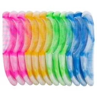 Расческа комбинированная двухсторонняя H9-K3310 (упаковка 12шт Mix) Aquarelle